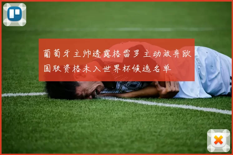 葡萄牙主帅透露格雷罗主动放弃欧国联资格未入世界杯候选名单